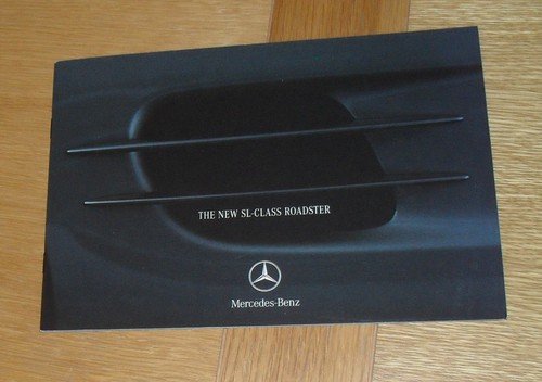 Brochure lancio mercedes - mercedes, sl