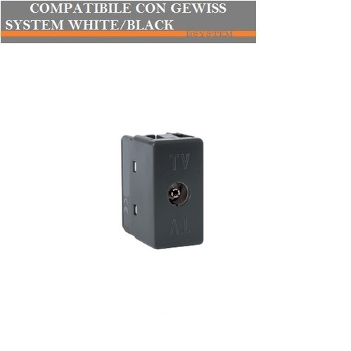 Presa compatibile gewiss - presa, tv