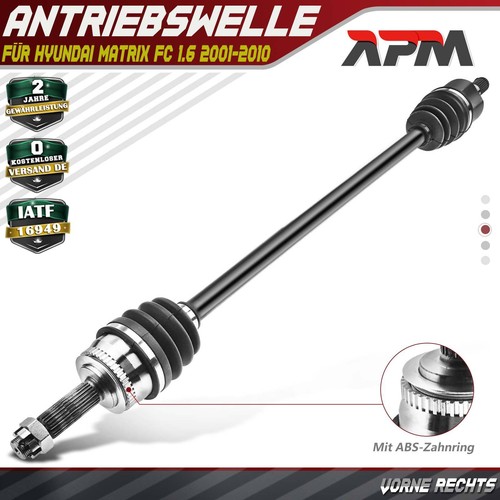 Semiasse anteriore destro con - anteriore,