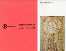 NOTARI, Romano. Catalogo Galleria Bergamini, Milano, 1978