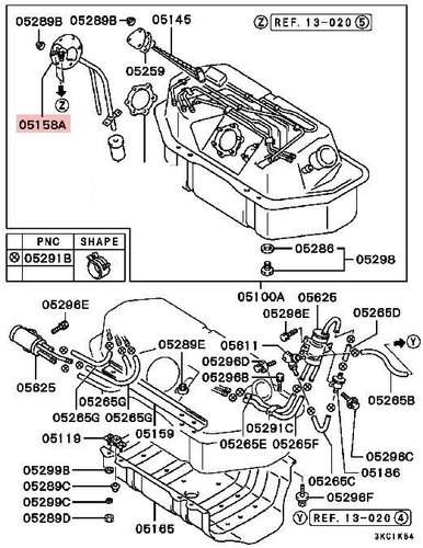 Tubi serbatoio carburante - serbatoio,