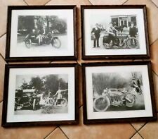 4 Quadri Vintage Originali Harley Davidson Anni 80 Memorabilia