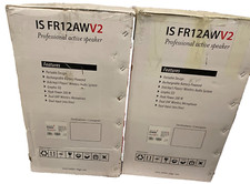 1COPPIA ! IS FR12AW  Cassa Amplificata 200W ,Portatile a Batteria USB BTH MP3 .