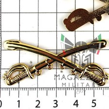 Spilla pin 1st Cavalry MILITARE CAVALLERIA AMERICANA Sciabole Oro (17)