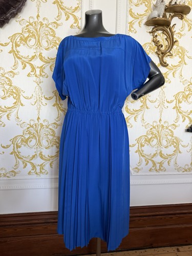 Abito vintage anni blu - abito,