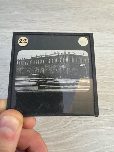 Antique magic lantern slide - antique,