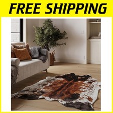 Brown Cowhide Rug - Large Size