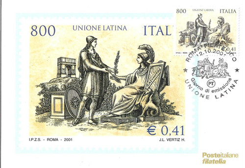 Cartolina filatelica 2001 - 2001,