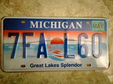 Targhe Americane MICHIGAN