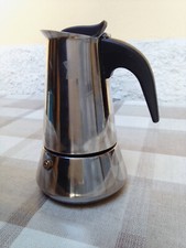 Pezzetti Caffettiera in acciaio inox 18/10 - 3 tazze, anche INDUZIONE