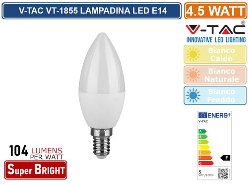Tac 1855 lampadina led - v-tac, vt-1855