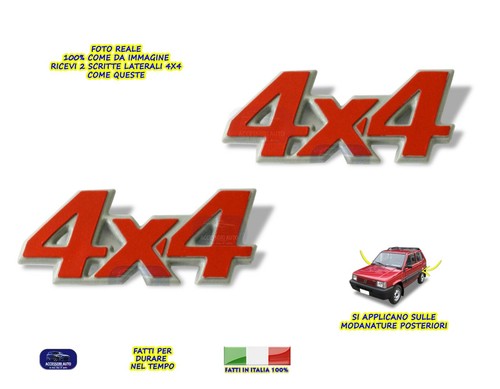 Scritta panda 4x4 fiat - scritta,