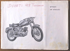 RL138] LIBRETTO DUCATI 98 TURISMO - GRUPPI ED ELENCHI Motociclismo Moto