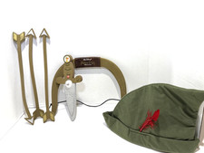 Costume Halloween Peter Pan classico ufficiale Disney adulto fiocco e frecce