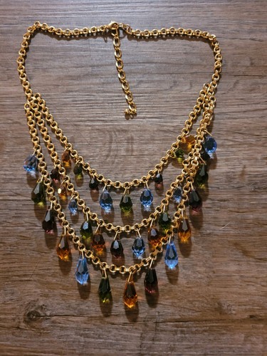 Collana cristallo multicolore - collana,