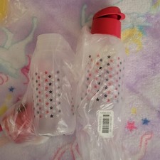 Tupperware Med E Piccole Bottiglie Eco Rotonde - Ghiacciolo, Set di 2 Contenitori 