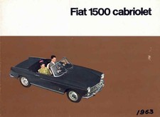 Catalogue Brochure Fiat  1500