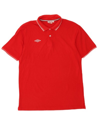 Polo uomo umbro 2xl rosso - polo,