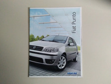 Depliant brochure Fiat Punto - 10/2004