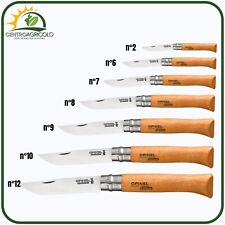 COLTELLI "OPINEL" TRADIZIONE CON VIROBLOC DIVERSE DIMENSIONI IMPUGNATURA LEGNO