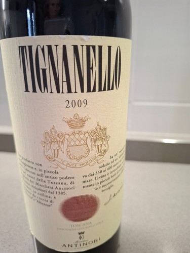 Tignanello 2009 marchesi - tignanello,