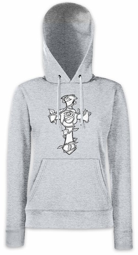 Felpa con cappuccio donna - , rose