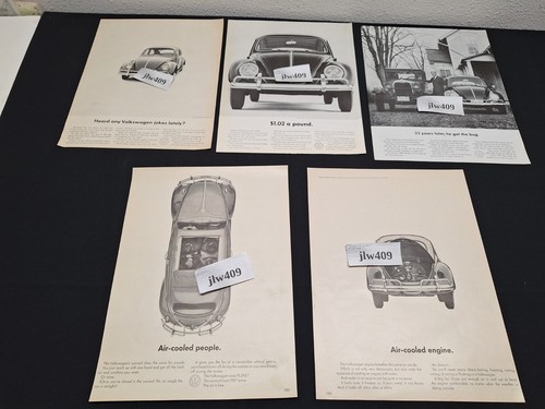 Pubblicità vintage 1963 vw - pubblicità,