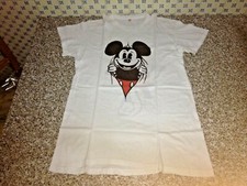 TOPOLINO MAGLIETTA MAGLIA T SHIRT HANES VINTAGE ANNI 80 TAGLIA L 42/44 NUOVA