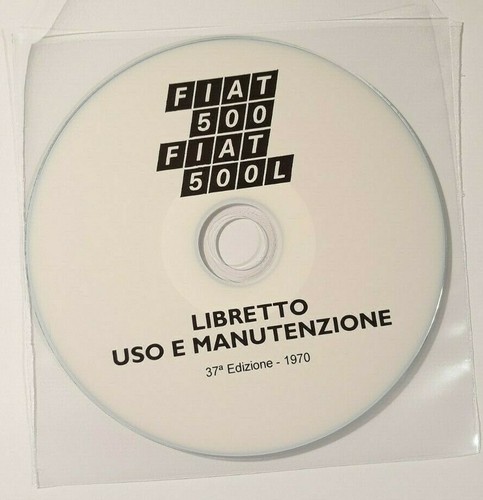 Libretto uso manutenzione - cd,