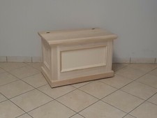 CASSAPANCA CON RUOTE IN LEGNO