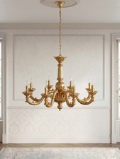 Lampadario classico in legno