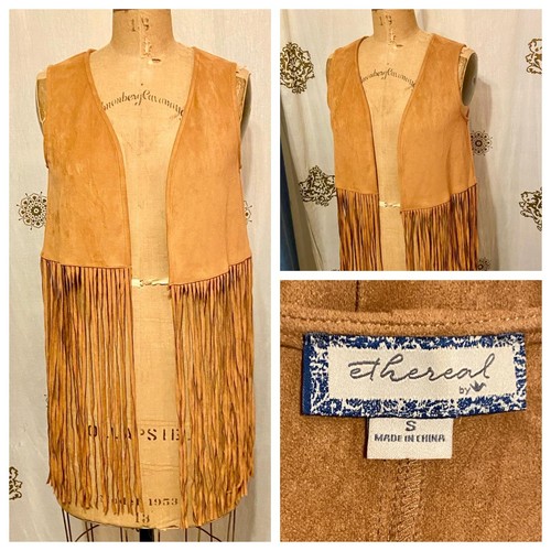 Gilet lungo thereal marrone - gilet,