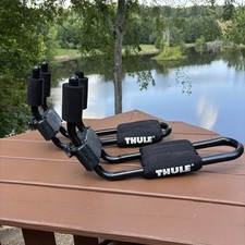 Thule Svezia Culla Kayak Porta Verticale 815 J-Style Scafo-a-Port Set di 2