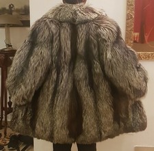 pelliccia di volpe argentata