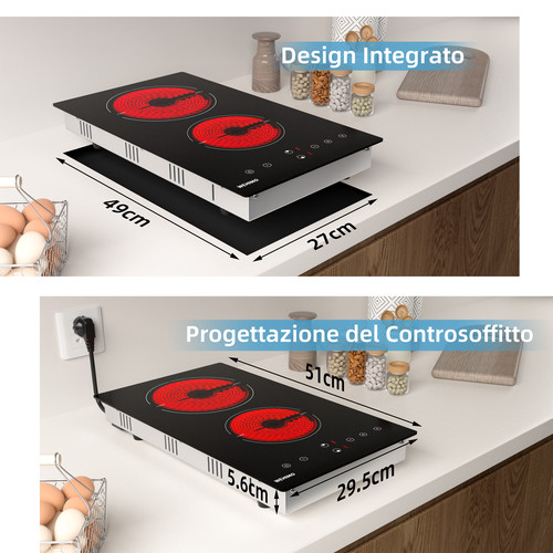 Fornello elettrico autonomo - , in