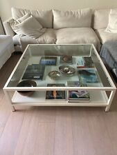 DePadova Tavolino Espositore Vetro Bianco 120x120 cm Usato Ottime Condizioni 