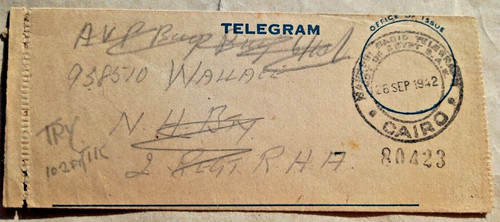 Egitto 1942 telegrafo - egitto,