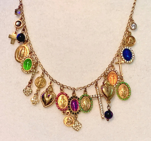 Collana con ciondolo santi - collana,