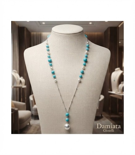 Collana lunga donna miluna - collana,