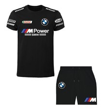 Completo Personalizzato T-Shirt e Pantaloncino BMW Mpower