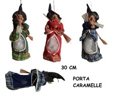 NATALE CHRISTMAS BEFANA EPIPHANY APPENDIBILE DA RIEMPIRE PORTADOLCI 30 CM CALZA