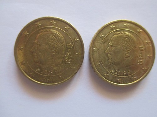 Monete coppia euro belgio - coppia, 0,50