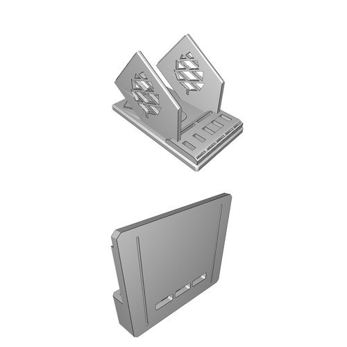Supporto telefono con porta - supporto,