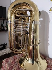 Tuba - Basso Tuba Sib 4/4 Wessex 4 Valvole Rotanti 