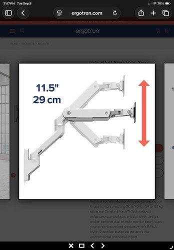 Braccio monitor ergotron - braccio,