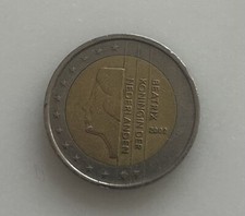 Moneta 2 euro OLANDA 2002,come