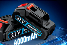 Kit 2 Batterie Da 21 V Da 4000 mAH Per Motosega Sega Decespugliare Idropulitrice