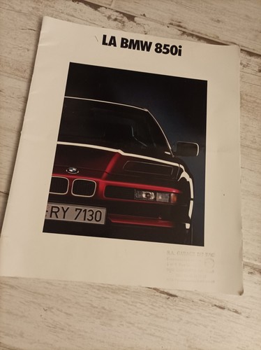 Catalogue brochure bmw 850i - bmw,