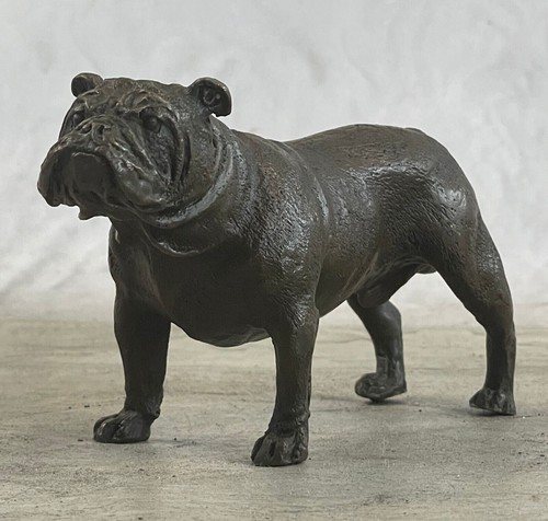 Scultura dipinta bronzo di - scultura, in