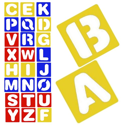 Pcs stencil di lettere - 26,